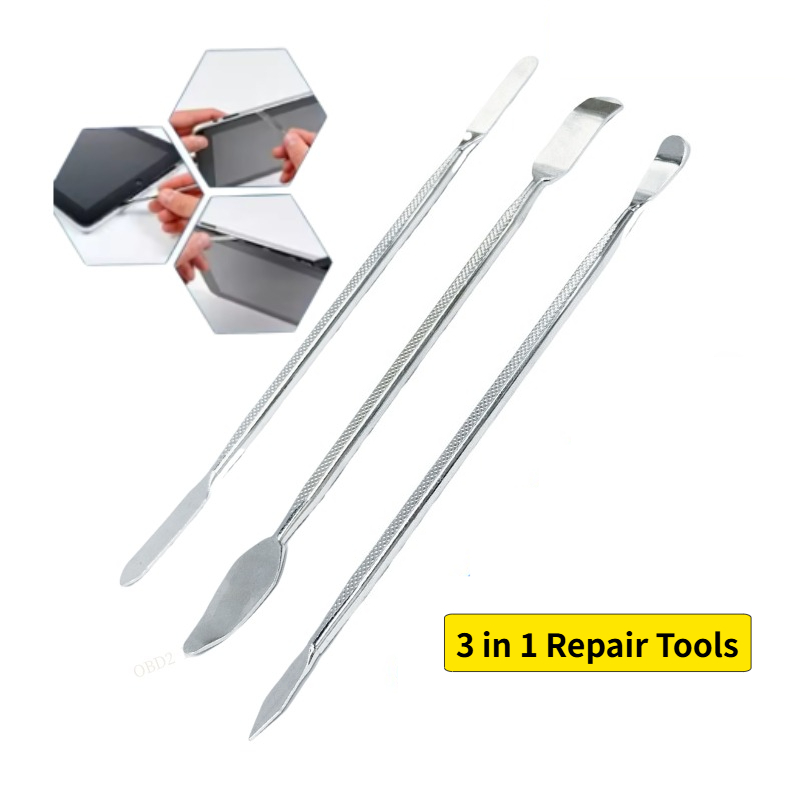 Electronics Repair Business - 3 で 1 修復ツールセットオープニングこじ開けハンドツールキットブレード iPhone スマートフォンタブレット