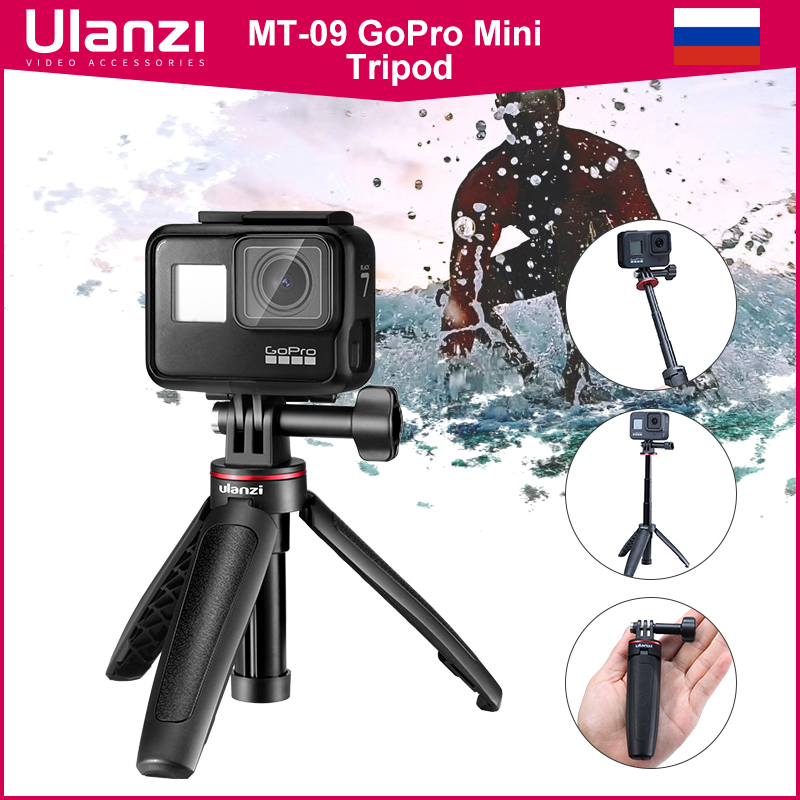 Gopro Action Camera Hero 12 Black - Ulanzi MT-09 拡張 Gopro Vlog 三脚ミニポータブル三脚