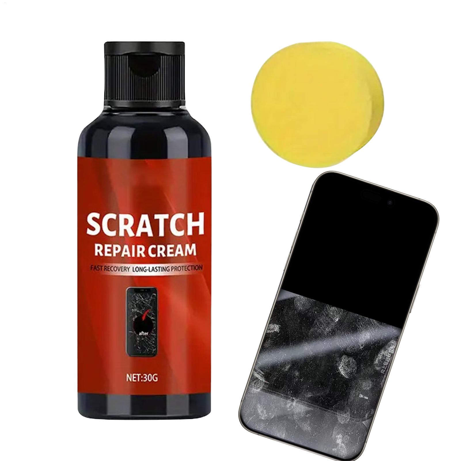 Electronics Repair Business - 30g ガラス傷消しクリーム クイックフィックス ポリッシュキット 電話画面 ノートパソコン