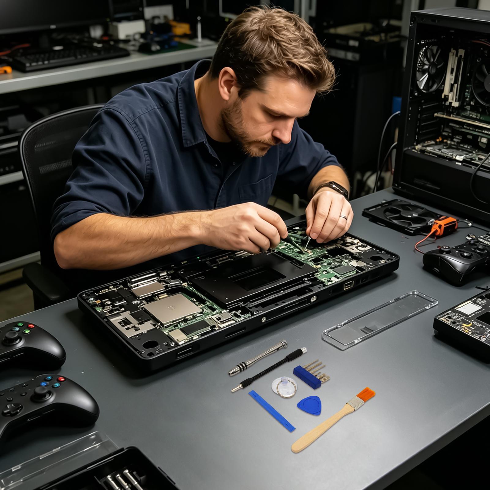 ゲームコンソール分解ドライバー 12 個ポータブル人間工学に - Electronics Repair Shops のレビューと価格