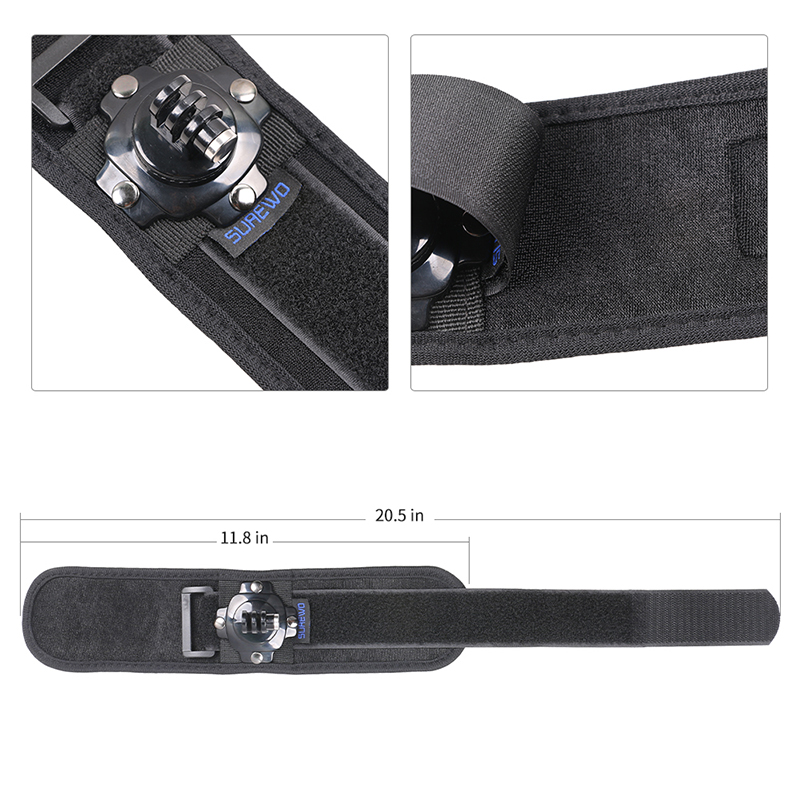 Surewo-リストストラップマウント、ブラック、gopro - Gopro Action Camera Hero 12 Black のレビューと価格