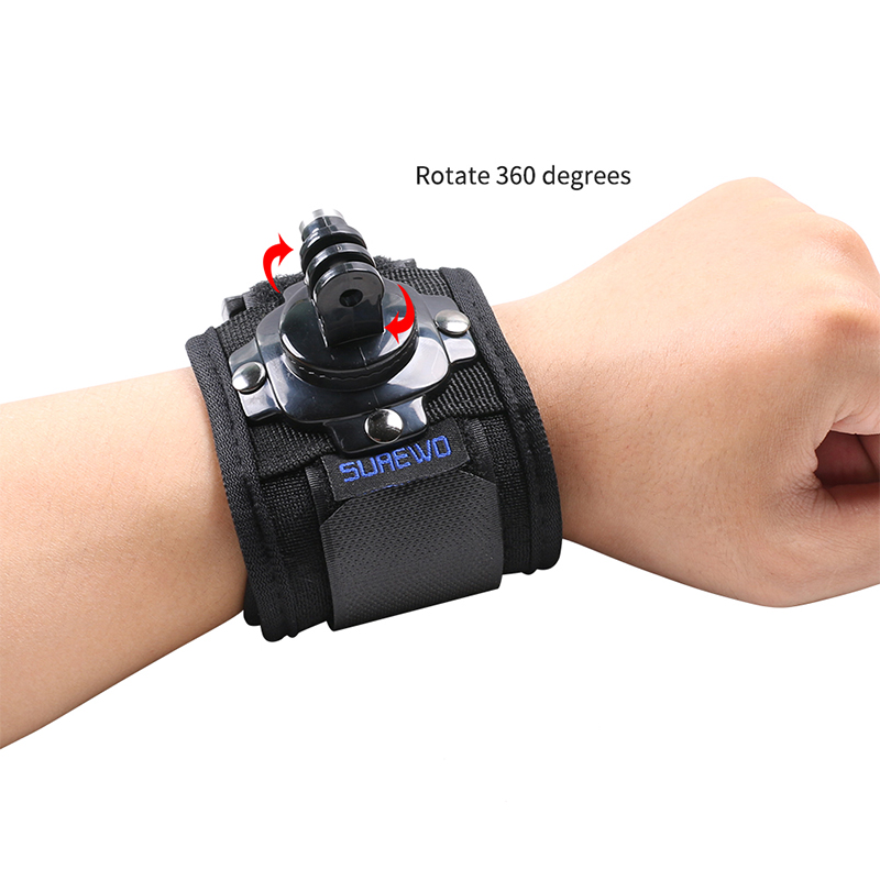 Surewo-リストストラップマウント、ブラック、gopro - Gopro Action Camera Hero 12 Black のレビューと価格