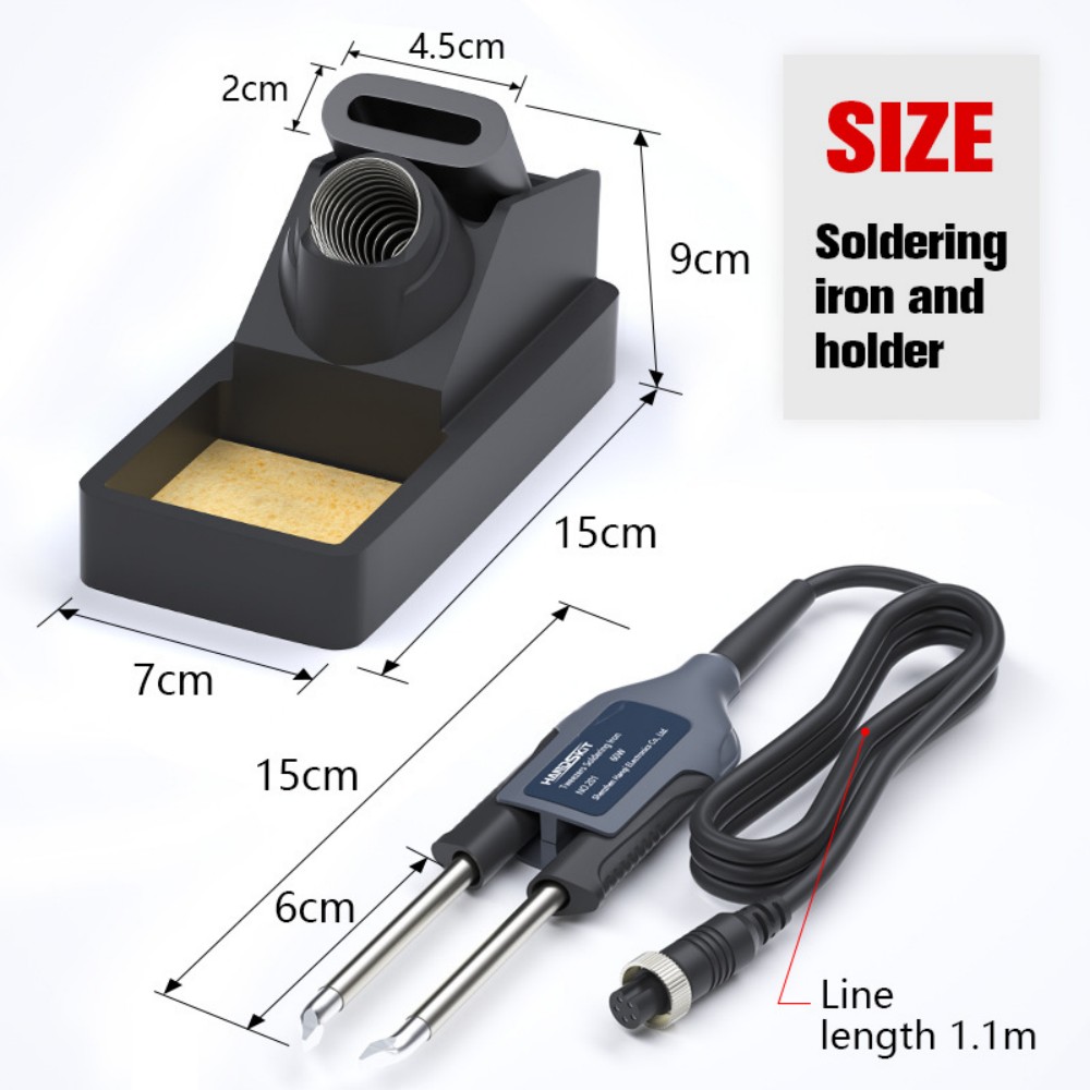 T12 はんだ付けピンセットハンドル – デュアルチャンネル - Electronics Repair Tools のレビューと価格