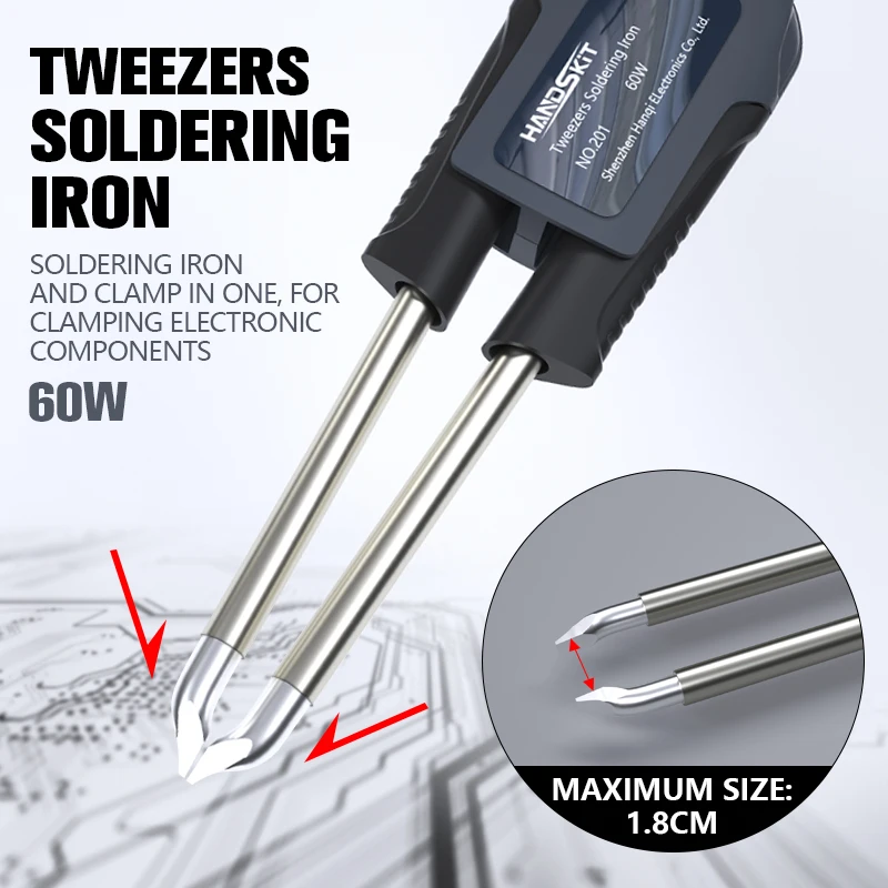 T12 はんだステーションピンセットハンドルハンドキット S - Electronics Repair Tools のレビューと価格