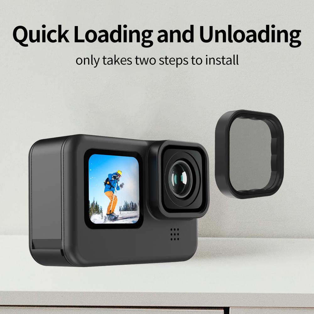 TELESIN GP9 ND8 ND16 ND32 CPL  - Gopro Action Camera Hero 12 Black のレビューと価格