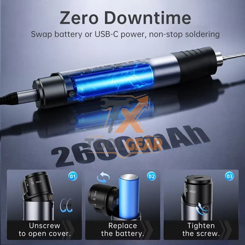 2026年ホットセール* HS-03コードレスはんだごてキッ - Electronics Repair In Usa のレビューと価格