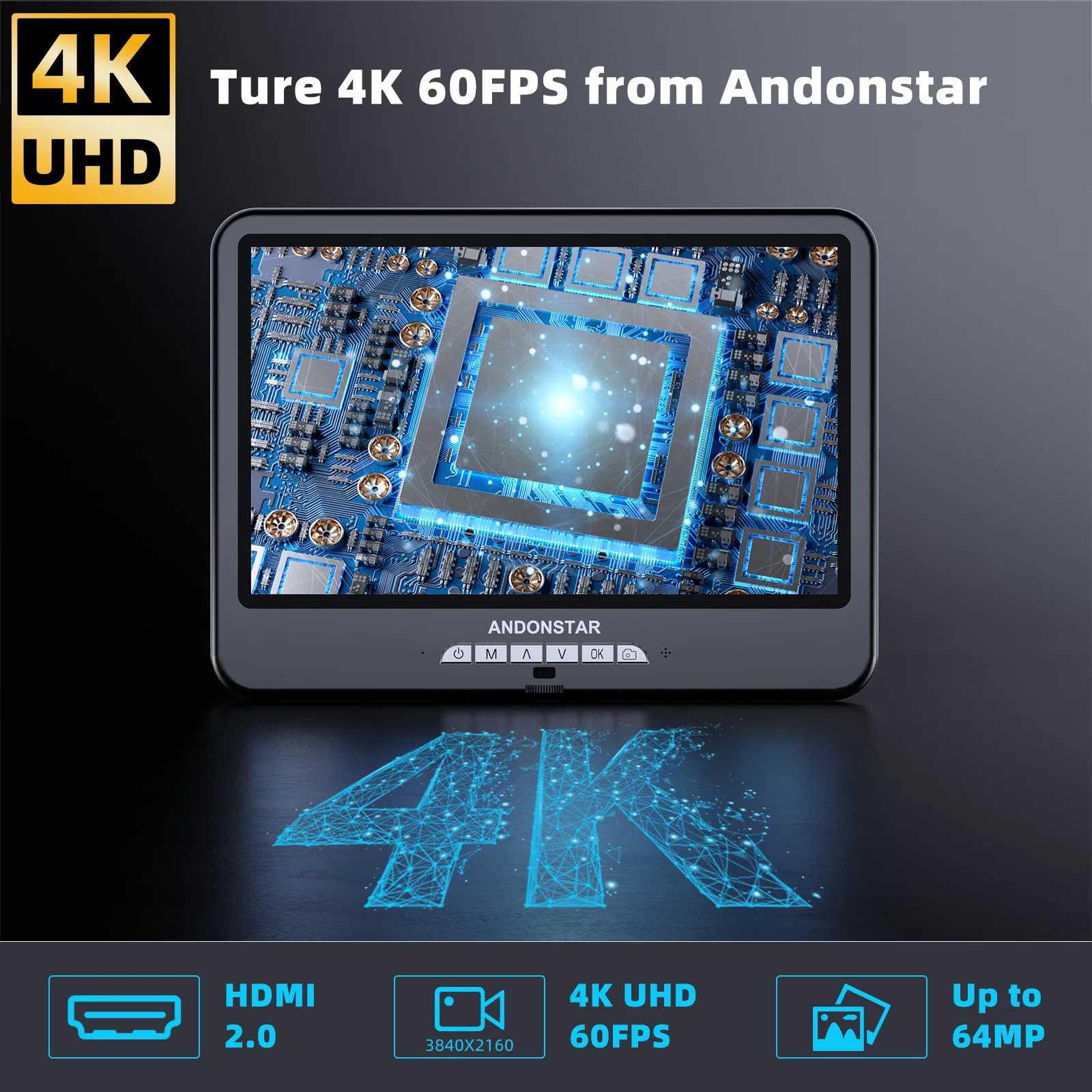 Andonstar AD210S-Pro 4K 60FPS  - Electronics Repair In Usa のレビューと価格