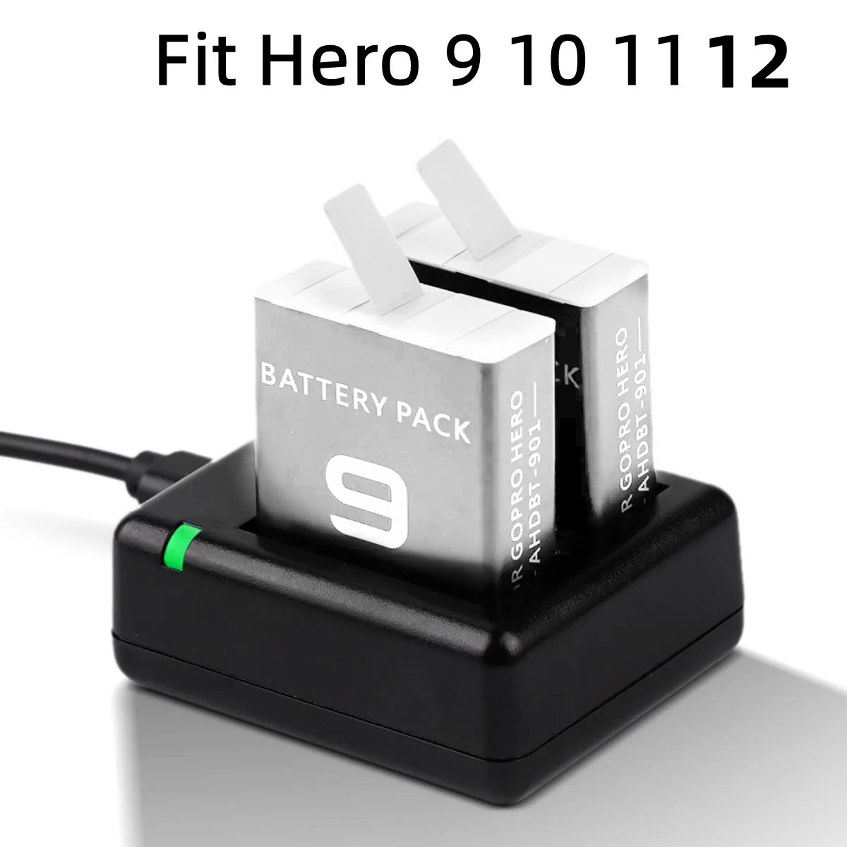 Gopro-デュアルバッテリー充電器12,完全なデコード,A - Gopro Action Camera Hero 12 Black のレビューと価格