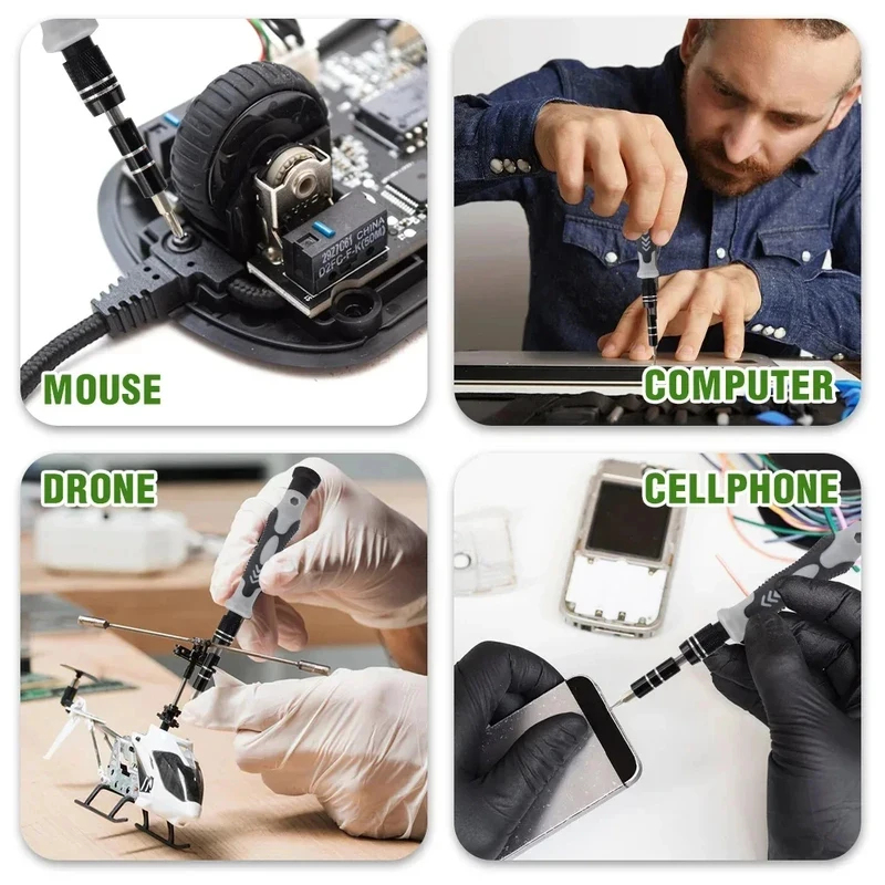 ポータブル115in1磁気ドライバーセットミニ精密修理キット - Electronics Repair Business のレビューと価格