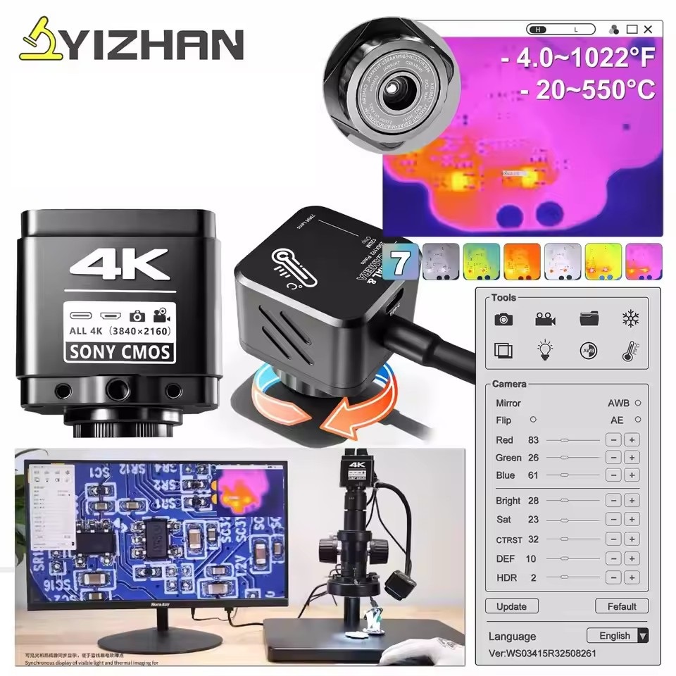 YIZHAN サーマルイメージャー 256*192 ピクセル - Electronics Repair Tools のレビューと価格
